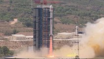 China's Long March 2D Launched 41 Satellites - Rocket Sheds Tiles