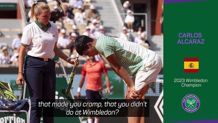 Alcaraz outlines biggest change from Roland Garros defeat to Wimbledon success