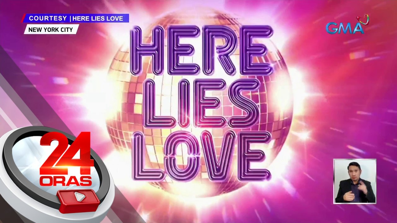 All Filipino cast, bibida sa disco-inspired broadway musical na "Here Lies Love" | 24 Oras