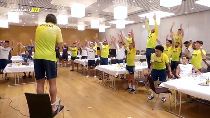 Brereton Diaz wows Villarreal team-mates with initiation song