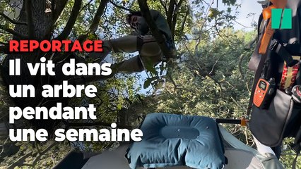 Скачать видео: Ce YouTubeur a passé une semaine dans un arbre, mais ça ne s’est pas passé comme prévu