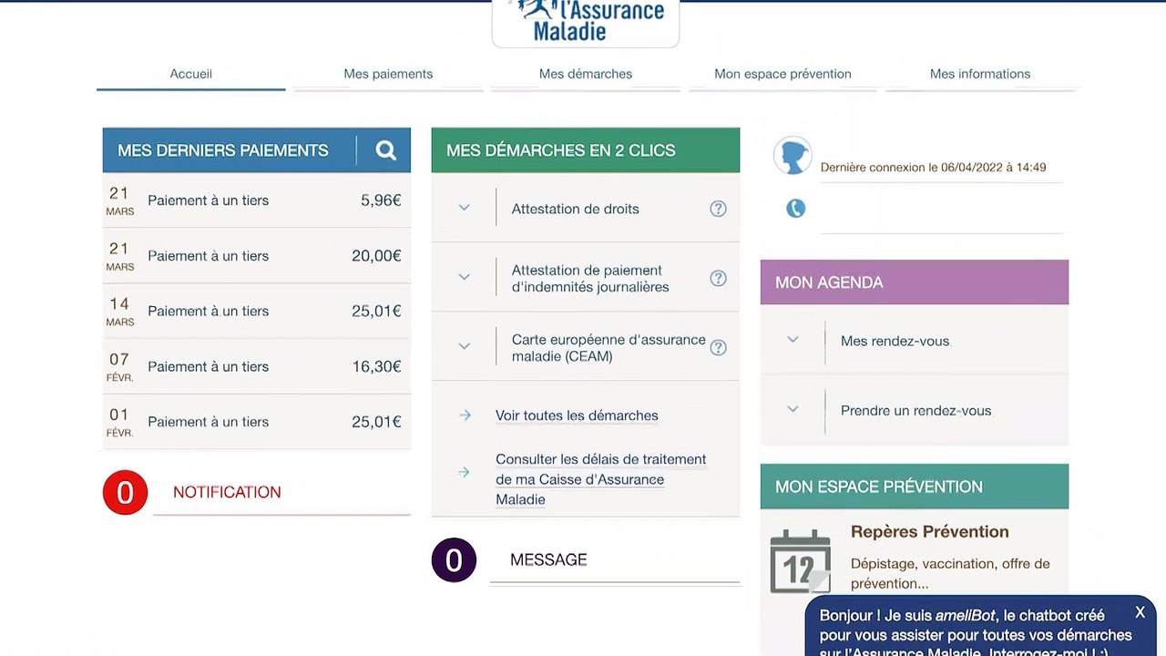 CPAM - Ma santé à l'étranger