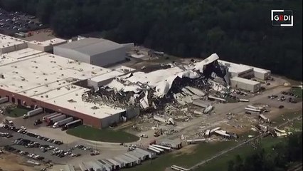 Stabilimento Pfizer raso al suolo da un tornado: migliaia di farmaci andati perduti