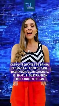 Fueron capturados integrantes de una banda dedicada al robo de casa-habitación y ahora tendrán que responder ante las autoridades por sus fechorías #TuNotiReel