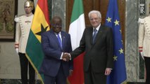 Mattarella riceve il presidente del Ghana