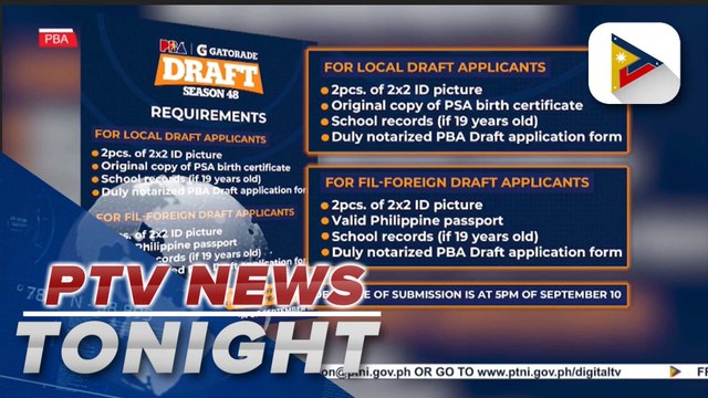 PBA starts accepting draft applications for 48th season