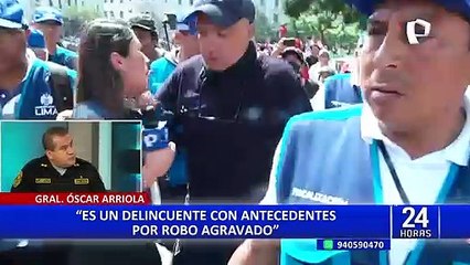 Video herunterladen: General PNP Óscar Arriola: 