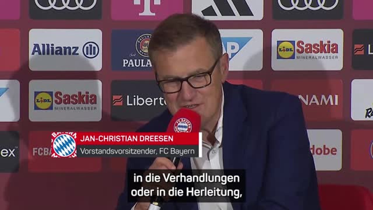 Dreesen: 'Freuen uns sehr auf Christoph Freund'