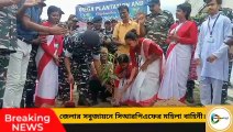 ভোটের কাজে যোগ দিতে এসে বাঁকুড়ার সবুজায়নে যোগ কেন্দ্রীয় বাহিনীর মহিলা ব্যটেলিয়ানের।