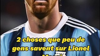 2 choses que peu de gens savent sur Lionel Messi #lionelmessi #argentine #psg #FCBarcelone  #InterMiami