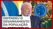 'Quem tem que estar armado é a polícia', diz Lula após assinar medidas para segurança pública