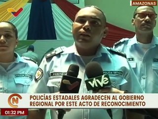 Скачать видео: 22 funcionarios de la policía estadal disfrutaron del acto de reconocimiento en el edo. Amazonas