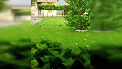 Tenis topu büyüklüğünde dolu şaşkına çevirdi: 1 ölü, 110 yaralı