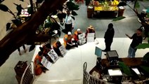 Just Stop Oil activists stage sit-down protest at Fortnum & Mason in London