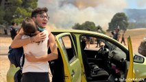 Griechenland: Dramatischer Kampf gegen die Flammen