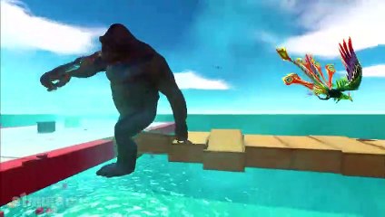 Who Can Cross the Bridge and Save the Phoenix - Animal Revolt Battle Simulator