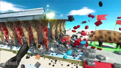 Who can Escape from Spike Traps - Animal Revolt Battle Simulator