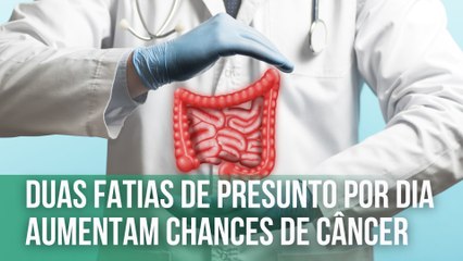 Comer duas fatias de presunto por dia aumenta chance de câncer de intestino | Fala, Doutor!