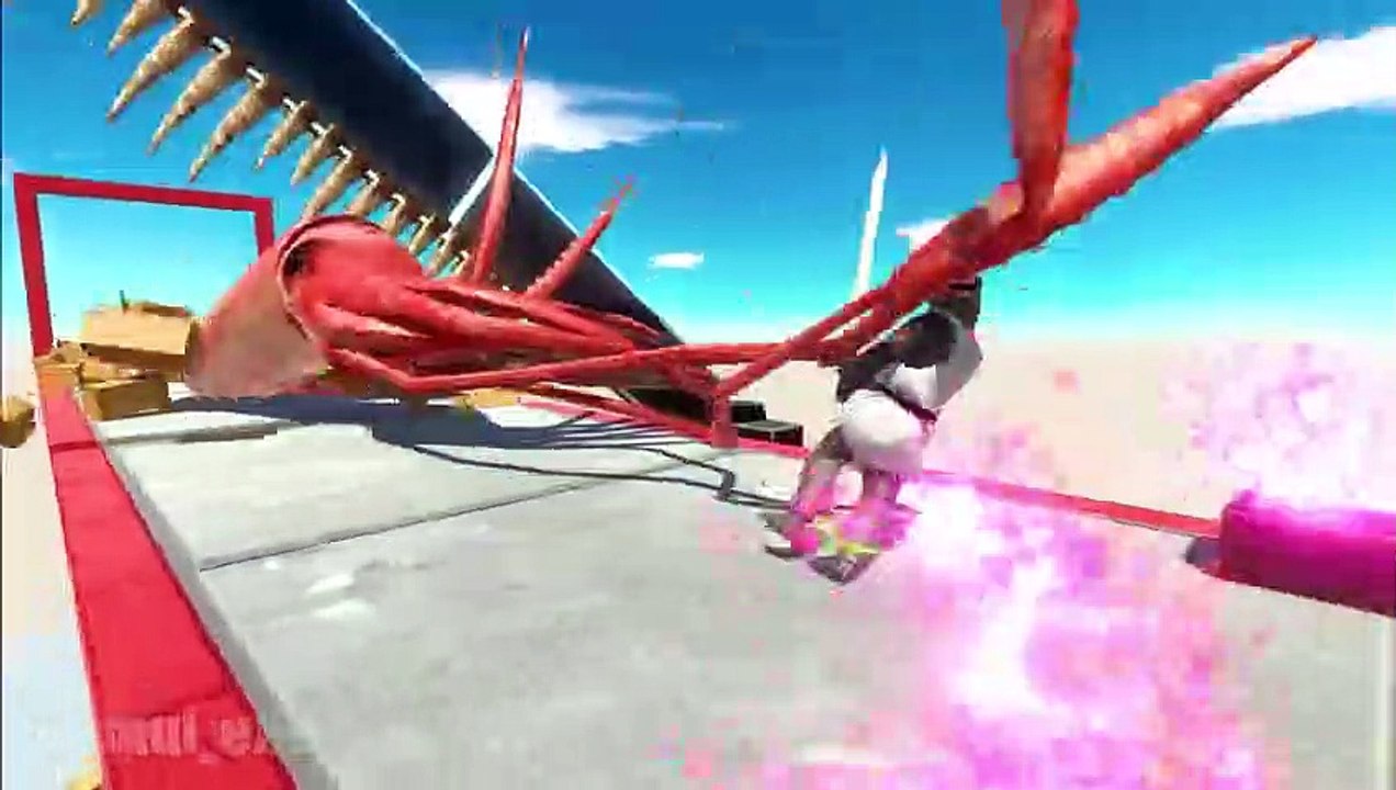 SPIKES TRAP, WALL and SAW Who Can Escape Animal Revolt Battle Simulator