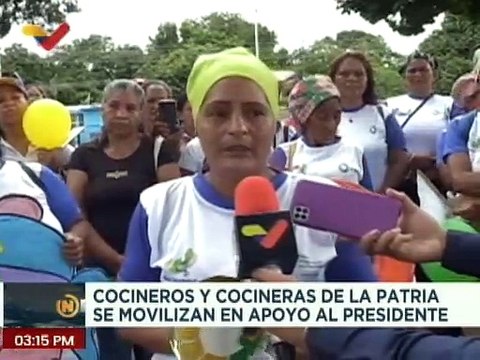 Carabobo | Cocineras y cocineros de la Patria se movilizaron con el lema En la unión está la fuerza