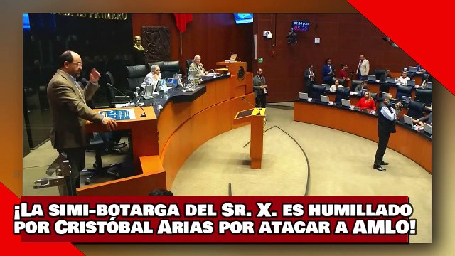 ¡VEAN! ¡Álvarez Icaza la simi-botarga del Sr. X. es humillado por Cristóbal Arias por atacar a AMLO!