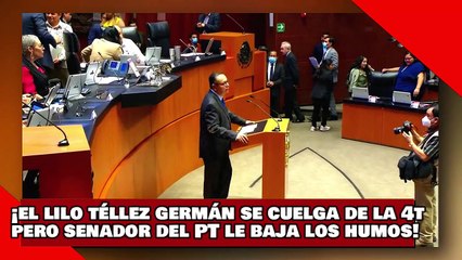 ¡VEAN! ¡El Lilo Téllez se cuelga de logros de la 4T pero le baja los humos el senador Joel Padilla!