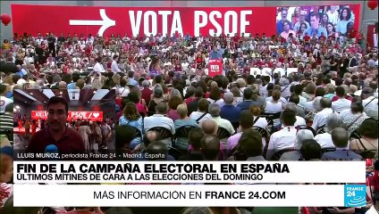 Informe desde Madrid: así fue el cierre de campaña del presidente Pedro Sánchez