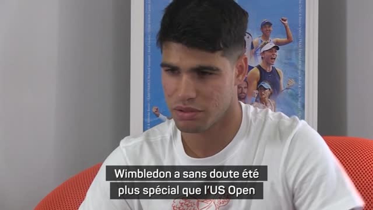 ATP - Alcaraz : "Wimbledon a sans doute été plus spécial que l'US Open"