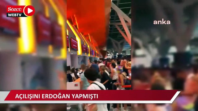 Ercan Havalimanı yeni terminal binasının elektronik sistemleri çöktü