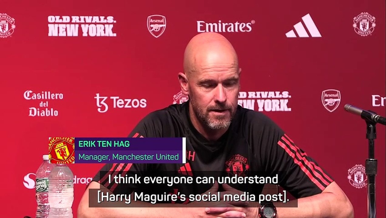 Maguire an important player despite losing captaincy - Ten Hag