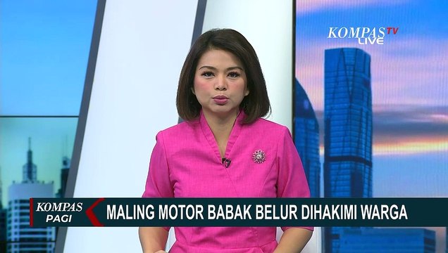 Kepergok saat Beraksi, Maling Motor di Jakarta Pusat Babak Belur Dihakimi Warga!