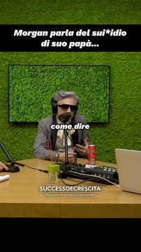 Morgan parla del suic1dio del padre