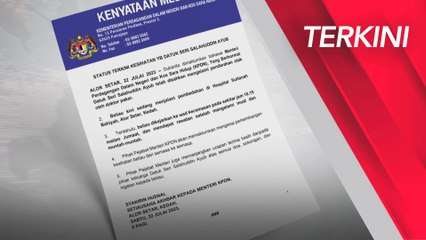 [TERKINI] Doktor sahkan Salahuddin alami pendarahan otak