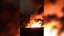 ext-Bomberos atienden incendio en Hatillo-210723