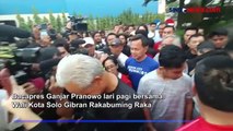 Lari Pagi di Bogor, Emak-Emak Heboh Teriak Ganjar Presiden
