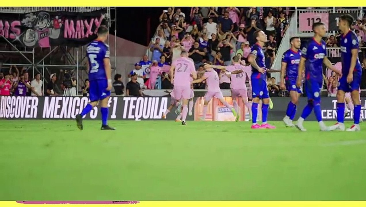 Lionel Messi Inter Miami debut with last-second free-kick goal vs Cruz Azul