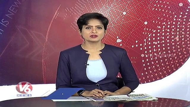 Heavy Water Flow In Dundubhi River At Jadcherla | Mahabubnagar | V6 News