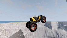 BeamNG.drive  -قفز بالسيارة المعدلة من قمة الجبل