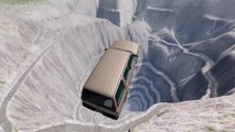 قفز من قمة الجبل بالسيارة
