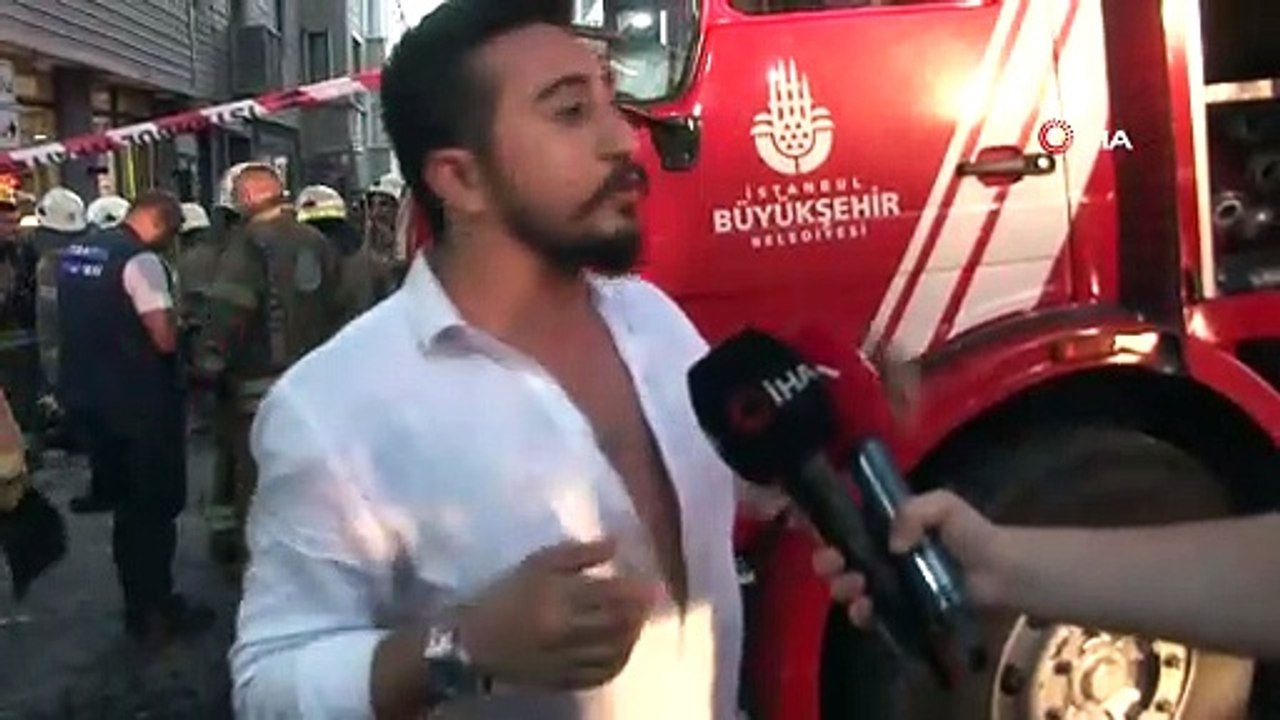 Fatih’te 3 katlı otelde yangın: Mahsur kalanları itfaiye ve vatandaşlar kurtardı