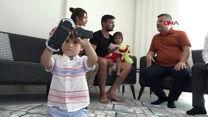 Antalya'da sokakta yaşayan aileye hayırseverlerden destek