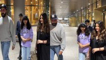 Aishwarya Rai Bachchan Airport Look के लिए Troll, Aaradhya ने जीता फैंस का दिल | VIDEO| FilmiBeat