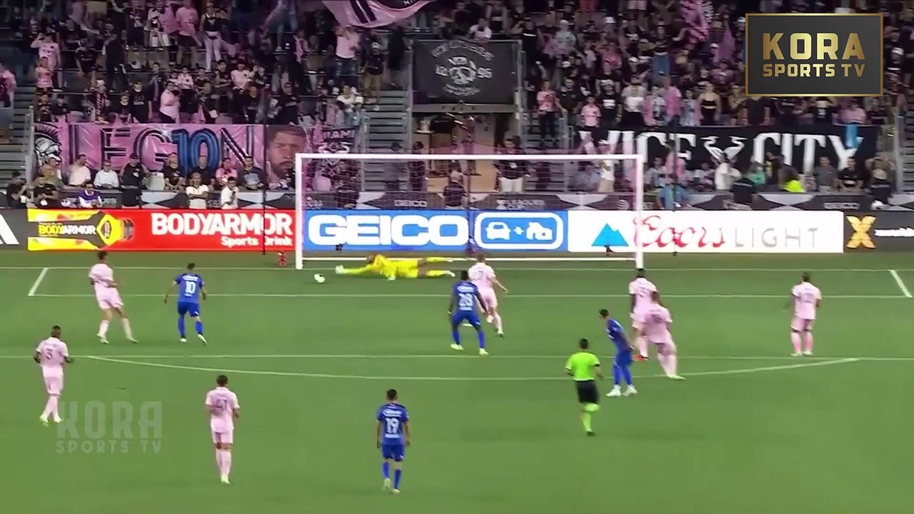 Messi Debut FreeKick Goal  Inter Miami vs Cruz Azul 2-1 All Goals & Highlights 2023