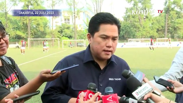 Ditanya Soal Prabowo, Erick Thohir Singgung Tegak Lurus dengan Jokowi
