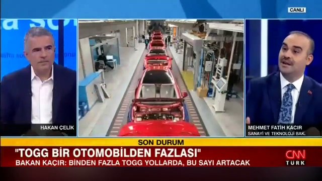 Sanayi ve Teknoloji Bakanı Mehmet Fatih Kacır, canlı yayında gündeme dair soruları yanıtladı