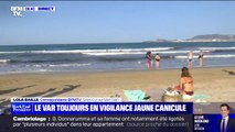 Dans le Var, les habitants profitent de la plage le matin avant qu'il ne fasse trop chaud