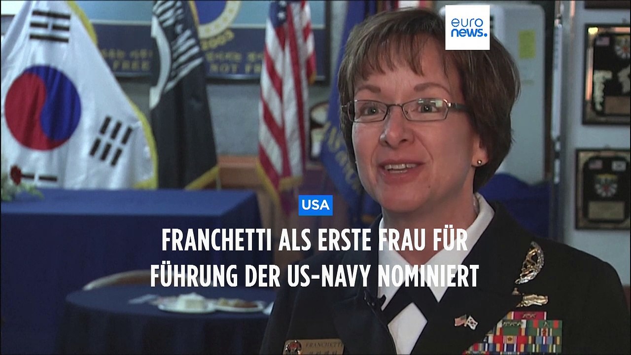 Admiralin Franchetti - Biden will erstmal eine Frau an Spitze der US-Marine