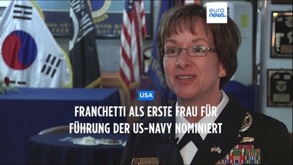 Admiralin Franchetti - Biden will erstmal eine Frau an Spitze der US-Marine