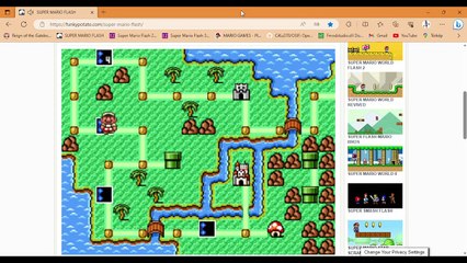 Super Mario Flash - complete Walkthrough