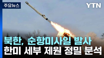 '핵사용' 위협하던 북한, 주말 새벽 순항미사일 발사 / YTN